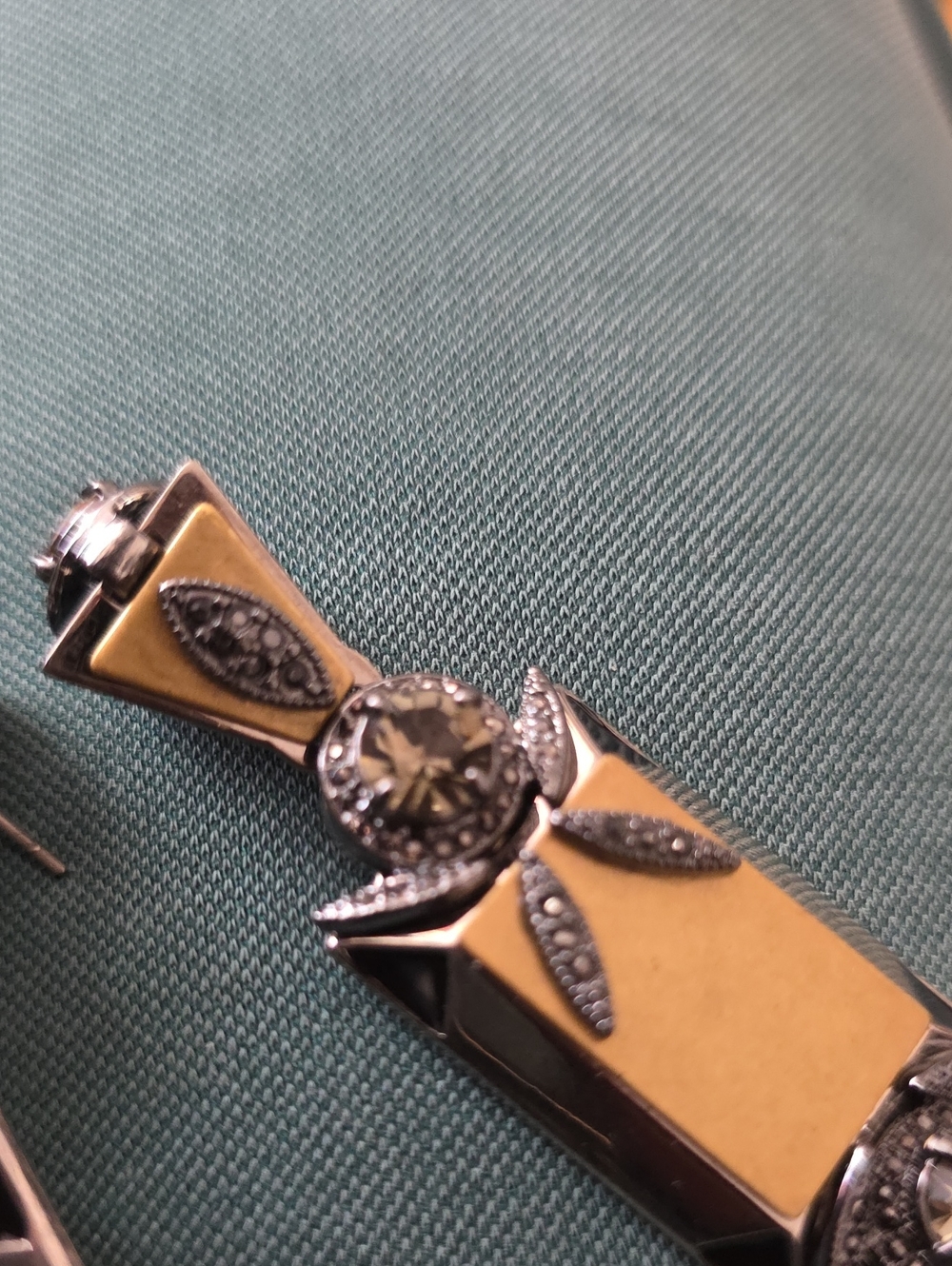 J.crew Silver Art Deco Drop Earrings - Women Jewelry - Picture 4 of 8